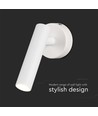 Spot mural LED 2W - 4000K, blanc, 38 degrés, 140x60x60mm, IP20 intérieur
