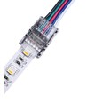 LED-strip connector voor losse draden - 12mm, RGB+W, IP65, 5V-24V