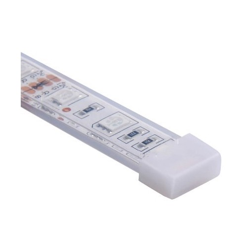 Embout silicone pour ruban LED - 10mm, IP67 & IP68