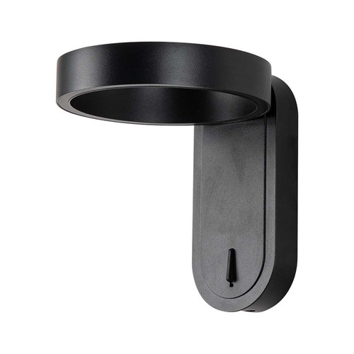 5W roteerbare LED wandlamp - IP65, 600lm, 120 graden, zwarte behuizing