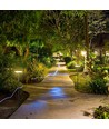 Spot de jardin LED avec piquet 12W, 80cm - IP65, RA90, anthracite, fonction 2-en-1, 3000K