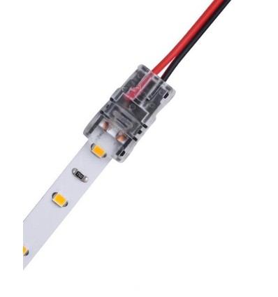 Connecteur pour bande LED à fils libres - 8mm, monochrome, IP20, 5V-24V