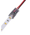 Connecteur pour bande LED à fils libres - 8mm, monochrome, IP20, 5V-24V