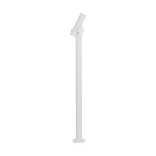 Borne lumineuse de jardin - Module LED 600lm 4000K Boîtier blanc IP44, 129x159x1000mm