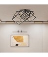 46W Designer LED pendel - 4900lm, dæmpbar, sort, 3000K, varm hvid