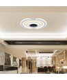 95W smart dekorativ LED loftslampe - 9900lm, Ø52cm, CCT, dæmpbar, inkl. fjernbetjening