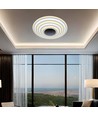 125W Designer LED loftslampe, 13100lm - Ø50cm, dæmpbar, 3-i-1 CCT, inkl. fjernbetjening
