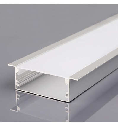 12W LED væglampe - 1100lm, IP20, grå, 26 x 12 cm, inkl. lyskilde