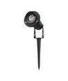 Spot de jardin GU10 avec piquet - Noir, IP65, aluminium, ajustable, excl. source lumineuse