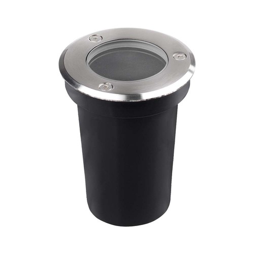 V-Tac GU10 mini inbouwspot - Rond, roestvrij staal, GU10 fitting