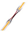 Connecteur profil bas avec câble pour bande LED - 10mm, COB, monochrome, IP20, 5V-24V