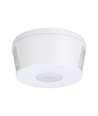 Bevægelsessensor 360° PIR, 1000W - Påmontering, rækkevidde op til 30m, IP20 indendørs, hvid