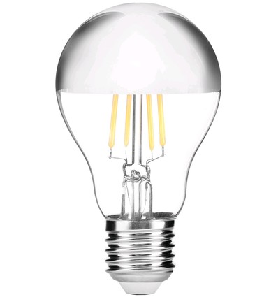 E27 7,5W LED-pære - Toppforspeilet, A60