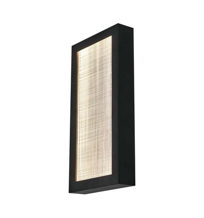 Applique murale extérieure LED 20W - IP65, 2300lm, noir, blanc chaud, 40cm de haut