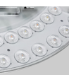 21,5cm / 24/18/12W LED-inzetmodule met lenzen - Flicker free, instelbare CCT, vervangt G24, cirkel- en compactlampen