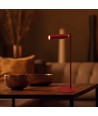 Lampe LED 3-en-1 rechargeable - Magnétique, rouge, dimmable, avec pied et 2 supports de montage