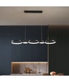 Suspension LED 38W, 100cm - Noir, 4560lm, 3000K, source incluse