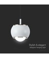 9W LED pendel - 10x10x100cm, 111lm/W, hvid, 120 grader, inkl. lyskilde