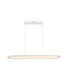 Suspension LED 24W - 80x104cm, 3000lm, blanc, 3000K, source lumineuse incl.