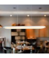 Suspension LED 24W - 80x104cm, 3000lm, blanc, 3000K, source lumineuse incl.