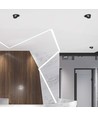 Downlight LED 12W - COB, 3 en 1, boîtier noir