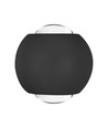 Applique murale LED COB 2W, éclairage haut/bas - IP54, aluminium noir, 3000K, 4,2 x 4 cm