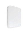 Plafonnier LED 18W, carré - 1830lm, IP44, bord blanc, 23x23cm