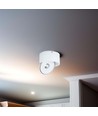 20W Justerbar Utanpåliggande Spotlight Ø14,8cm - RA90, 3-i-1 CCT, Vit