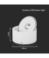Spot en Saillie Orientable 20W Ø14,8cm - RA90, 3-en-1 CCT, Blanc