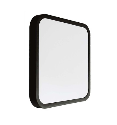 18W LED loftslampe, kvadratisk - IP44, sort kant, 4000K, 1830lm