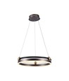 20W LED designer pendel - Enkel ring, 3000K, kaffefarge, 2400lm