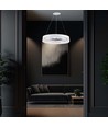 25W LED Designer hanglamp, Ø50cm - Ring design, wit, 3000lm, 3000K, warm wit