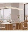 Suspension LED 80x104 cm 3000K blanc - maison