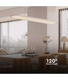 Suspension LED 80x104 cm 3000K blanc - maison