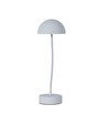 3W uppladdningsbar LED bordslampa med touch dim - 3000K, vit, 5V, inkl. batteri