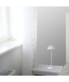 3W genopladelig LED bordlampe med touch dæmp - 3000K, hvid, 5V, inkl. batteri