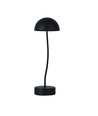 3W oppladbar bordlampe - Touch dimbar, sort, 3000K, bærbar, inkl. batteri