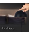 3W oplaadbare tafellamp - Touch dimbaar, zwart, 3000K, draagbaar, incl. batterij