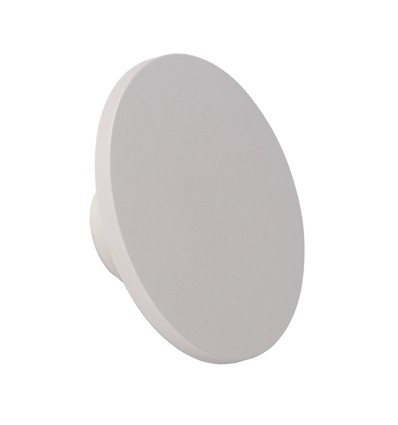 12W LED loftlampe - Ø17cm, IP65 udendørs, varm hvid, hvid kant