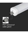 150cm 48W vattentät komplett LED-armatur, vidarekopplingsbar - 6240lm, 130lm/W, IP65, 6 års garanti