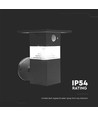 3W Solara væglampe med sensor - IP54, 250lm, 3000K, solcelle, 3 års garanti