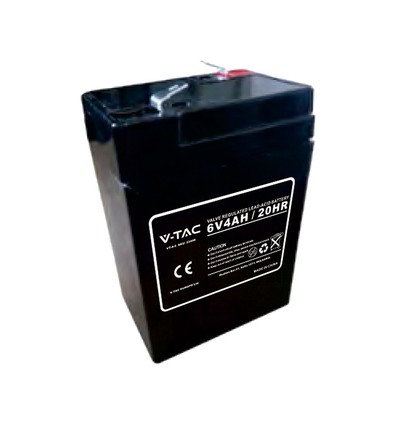 Batterie au plomb 6V 4Ah - 70x47x107mm, rechargeable, VRLA, batterie AGM