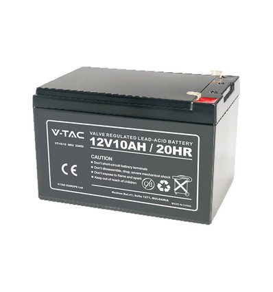 10Ah loodzuuraccu T2 - 151x98x101mm