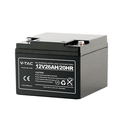 Batterie plomb-acide 26Ah M5 - 166x175x125mm