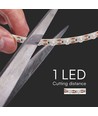 5m 18W/m LED strip, 135lm/W - 24V, 238 LED pr. meter, IP20, 6400K, dæmpbar
