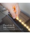 5m 18W/m LED strip, 135lm/W - 24V, 238 LED pr. meter, IP20, 6400K, dæmpbar