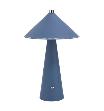 3W uppladdningsbar LED bordslampa, Blå - Touch dimbar, 3-i-1 CCT, 4000mAh batteri, inkl. ljuskälla