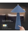3W genopladelig LED bordlampe, Blå - Touch dæmpbar, 3-i-1 CCT, 4000mAh batteri, inkl. lyskilde