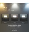 12W LED sensorlampe med Samsung Chip - 3-i-1 CCT, kvadratisk, hvid, 360° PIR sensor, IP20