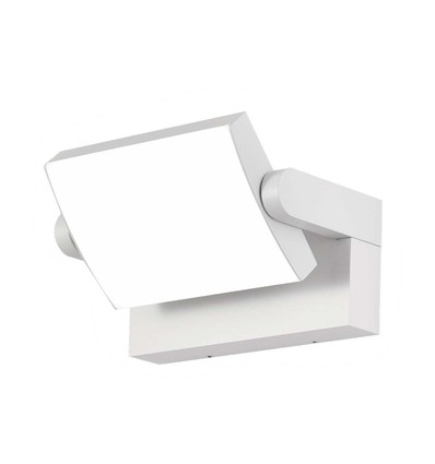 17W hvid roterbar LED væglampe - 150lm/W, IP65, 3000K, 350° justerbar, udendørs, inkl. lyskilde